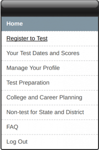 Register for the ACT: Register to Test